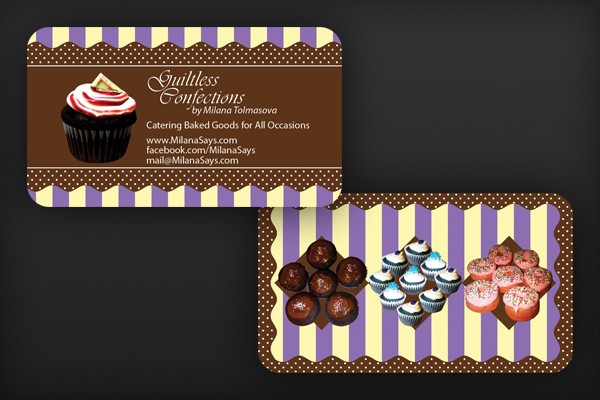 Guiltless Confections Business Card